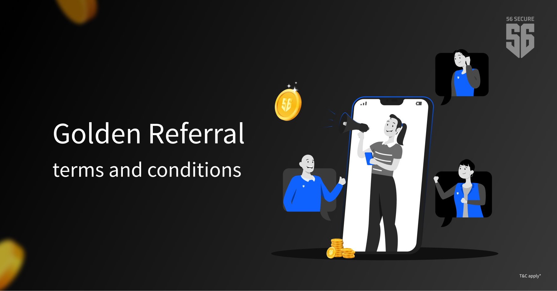 GoldenReferral terms and conditions